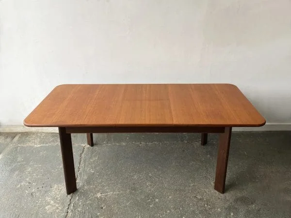 Rare 1960’s mid century G Plan dining table with angled legs