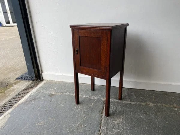 Edwardian Mahogany pot cupboard / bedside cabinet - Image 7