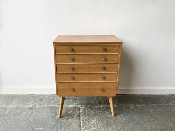 1950s French Mid-Century chest of drawers - Image 10