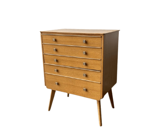 1950s French Mid-Century chest of drawers