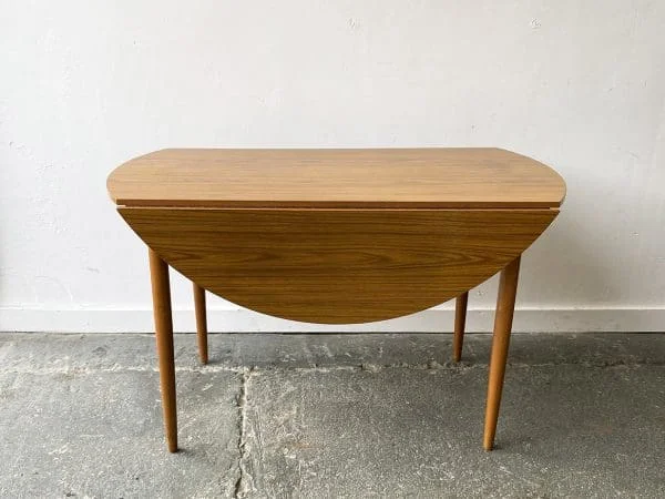 Mid-Century Modern drop leaf table by Schrieber Furniture - Image 3