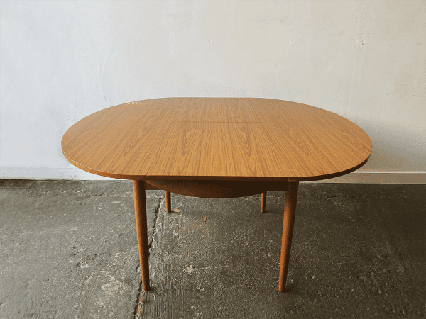 Mid-Century extending dining table by Schrieber - Image 3