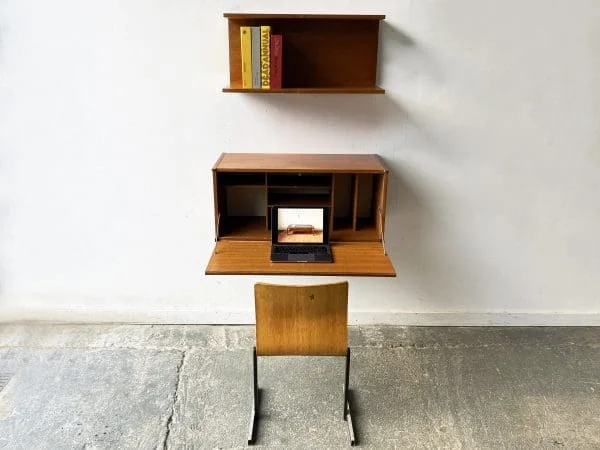 1960’s mid century Beaver and Tapley wall mounted desk unit