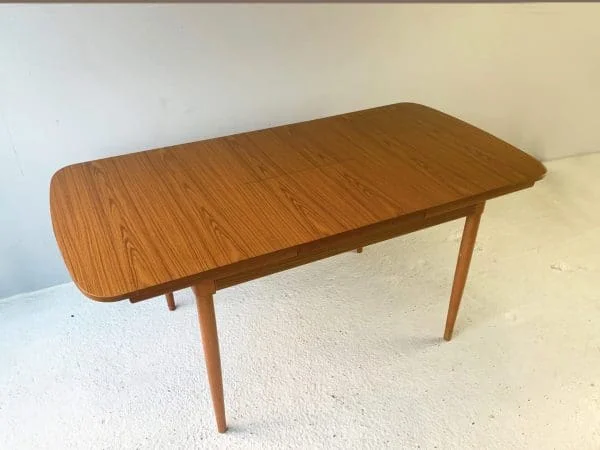 1970’s mid century extending dining table by Schreiber Furniture - Image 3