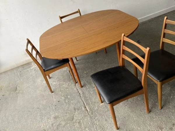 Dining set by Schreiber Furniture - 1960’s mid century modern - Image 3