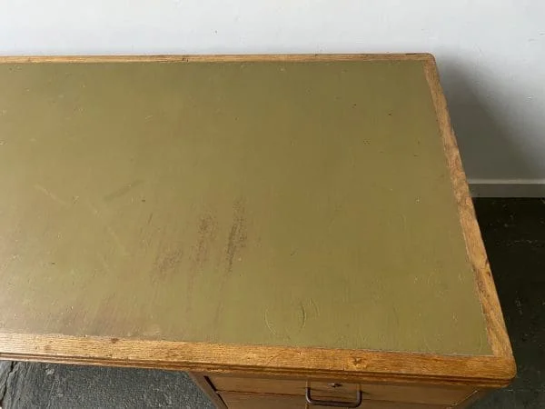 Mid-Century 1950’s vintage Ministry of Defence (MOD) desk - Image 8