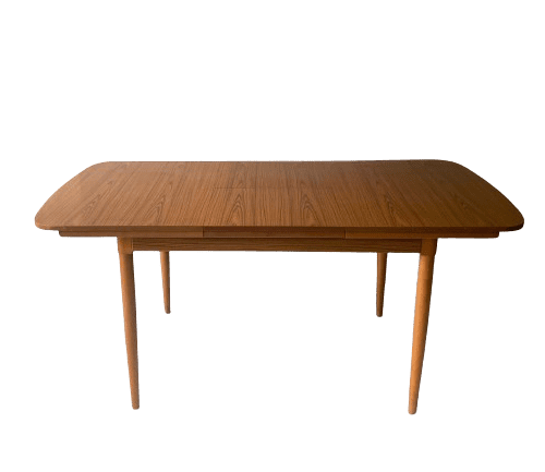 1970’s mid century extending dining table by Schreiber Furniture