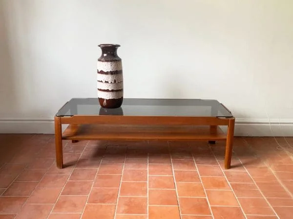 Mid century solid teak coffee table by Myer - Image 5