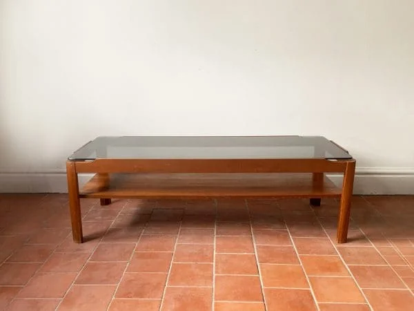 Mid century solid teak coffee table by Myer - Image 2