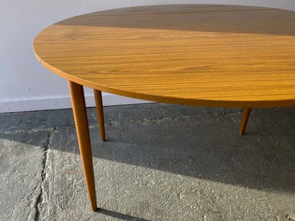 Mid-Century Modern drop leaf table by Schrieber Furniture - Image 8