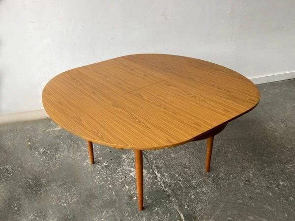 1960’s mid century Formica extending dining table by Schreiber - Image 6