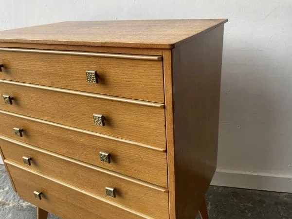 1950s French Mid-Century chest of drawers - Image 5