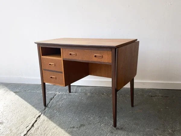 Mid-Century Modern extendable desk by Uniflex