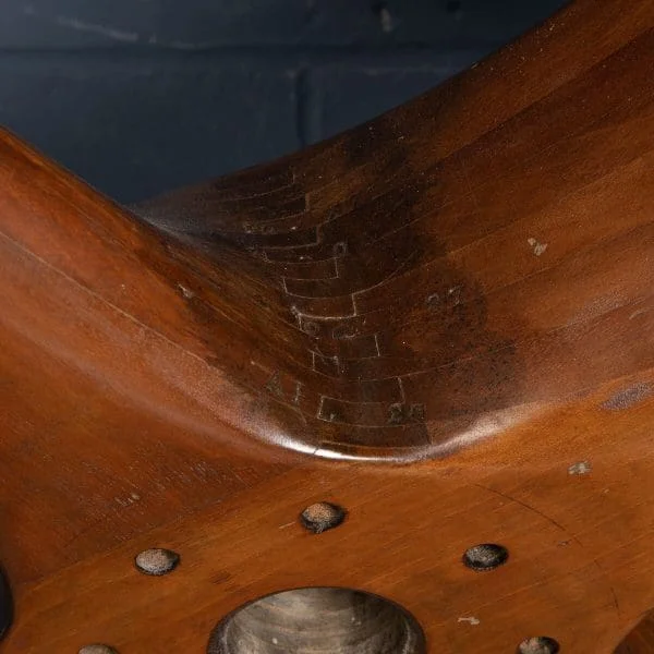 Massive Vintage Four-Blade Propeller, England 1920s - Image 16