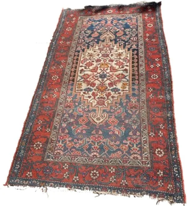 Antique Persian Bakhtiari Carpet Rug