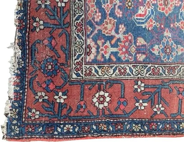 Antique Persian Bakhtiari Carpet Rug - Image 8