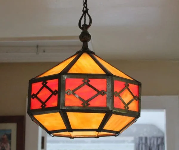 Arts and Crafts Pendant Light Fitting - Image 2