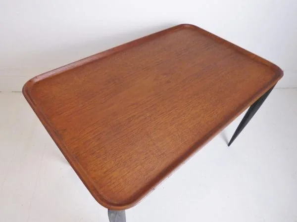 Rare Danish Teak Tray Coffee Table By Willumsen & Engholm For Fritz Hansen - Image 4