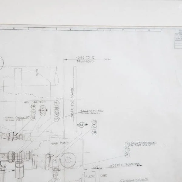 Original Concorde Design Drawing England 1960s - Image 11