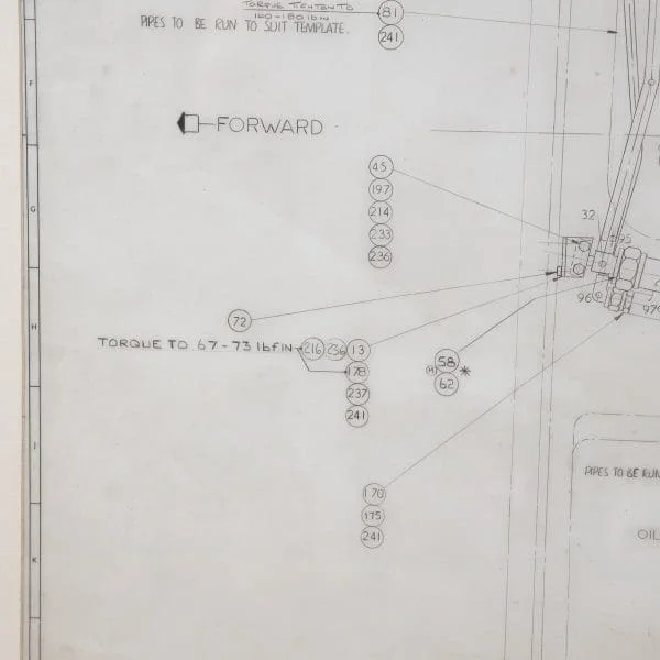 Original Concorde Design Drawing England 1960s - Image 4