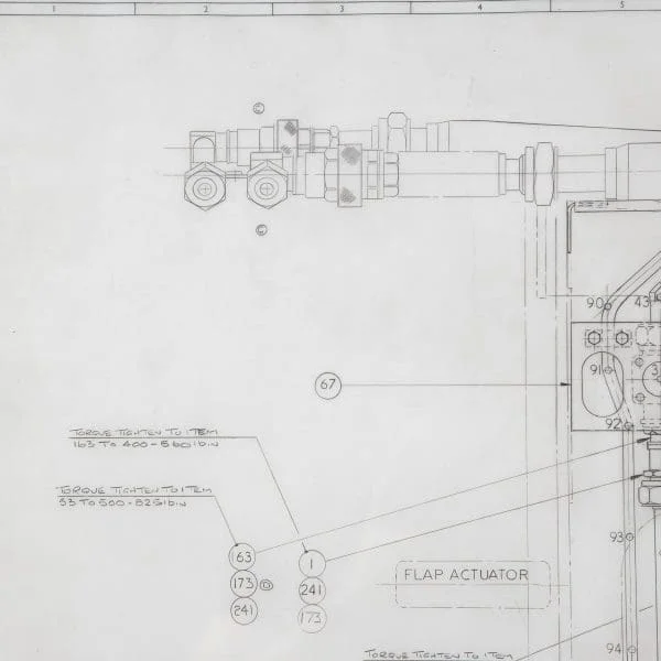 Original Concorde Design Drawing England 1960s - Image 5