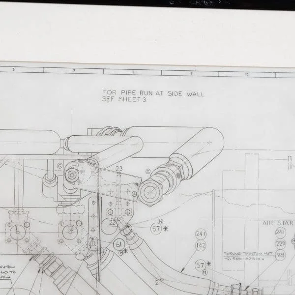 Original Concorde Design Drawing England 1960s - Image 7