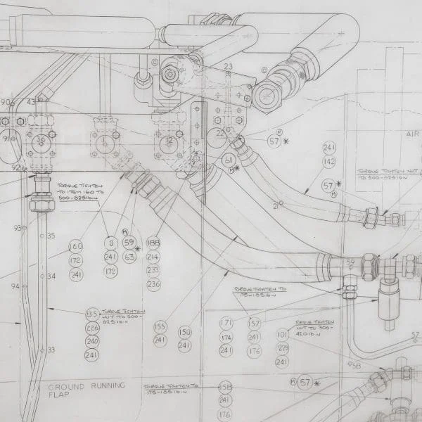 Original Concorde Design Drawing England 1960s - Image 8