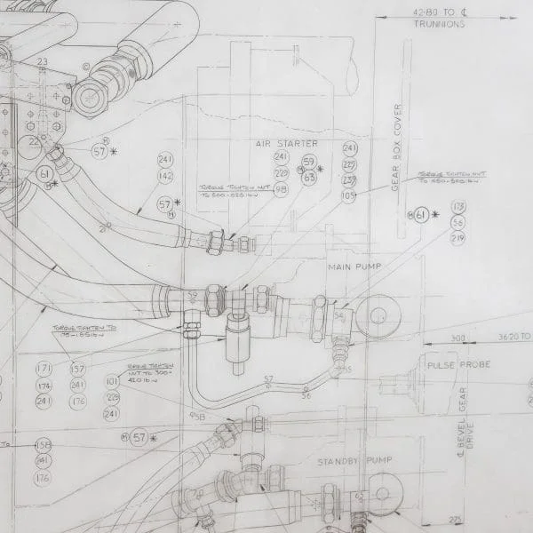 Original Concorde Design Drawing England 1960s - Image 9