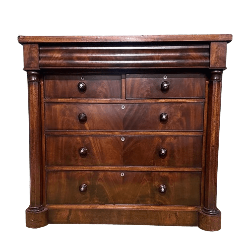 Victorian Flamed Mahogany Chest of Drawers