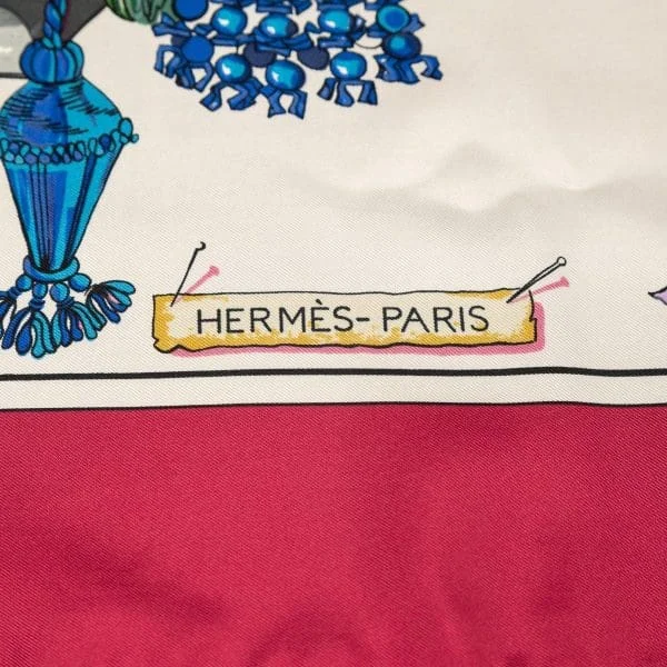 Silk Hermes Scarf in Original Box France of Recent Production - Image 13