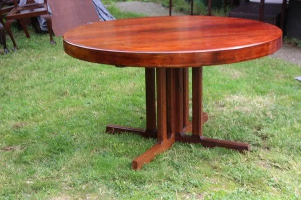 johannes andersen rosewood extendable dining table