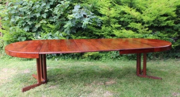 Danish Midcentury Rosewood Dining Table By Johannes Andersen For Hans Bech