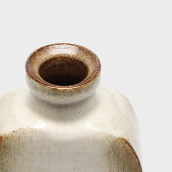 Scandinavian Glazed Stoneware Vase by Nils Allan Johannesson - Image 5