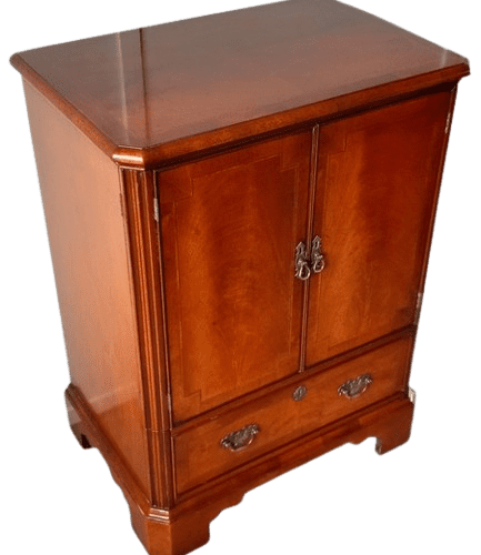 A Walnut Side Cabinet Early 20th Century