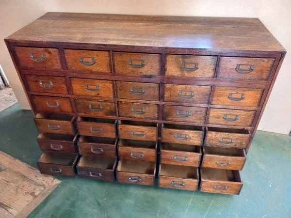 Pine/Beech Chest Of 30 Drawers - Image 6