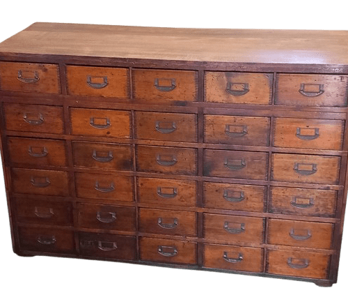 Pine/Beech Chest Of 30 Drawers