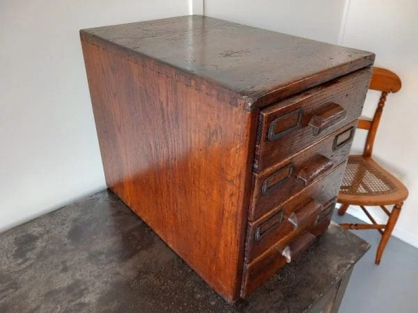 Small Solid Oak Chest Of Drawers