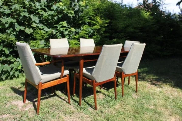 Mid Century Dining Table And Chairs By Archie Shine - Image 11