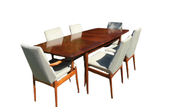 Mid Century Dining Table And Chairs By Archie Shine