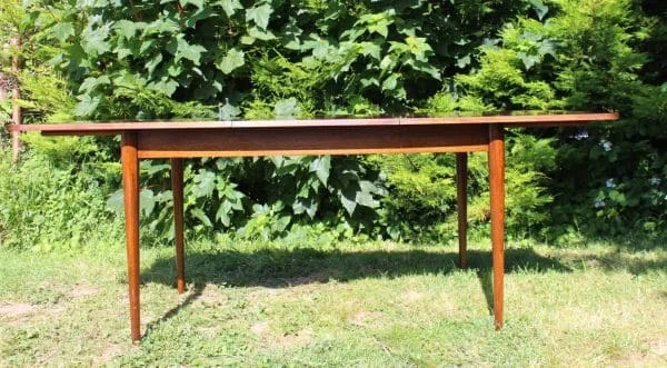 mid century rosewood dining table design by archie shine