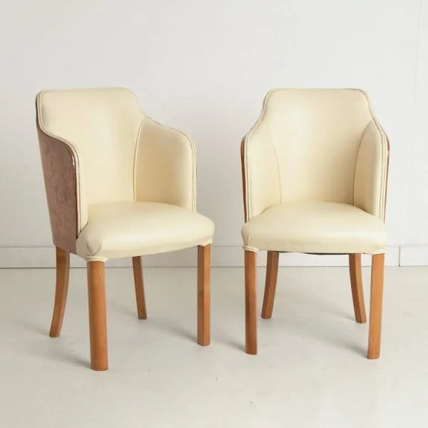 A pair of Hille Art Deco Salon chairs