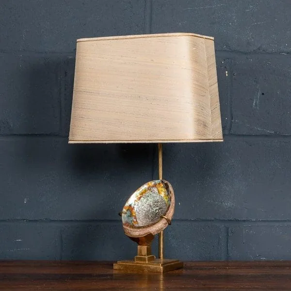 Vintage Table Lamp by Willy Daro, Belgium Circa 1960 - Image 2