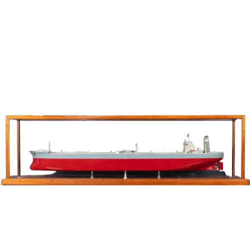 Boardroom Display Model of the M.T. Casper Trader Monrovia Crude Oil Tanker England 1970s