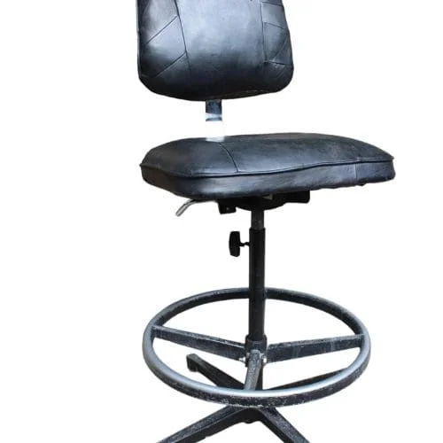 vintage-midcentury-black-leather-swival-chair-by-Tan-Sad