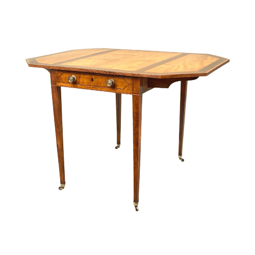 Georgian Satinwood Pembroke Table, England Circa 1790