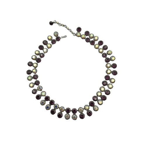 Vintage Schoffel Austrian Crystal Necklace 1950s