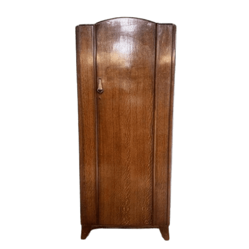 Art Deco Oak Veneered Single Wardrobe