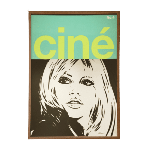 Brigitte Bardot Painting "Cince No.4" by Dan Reaney