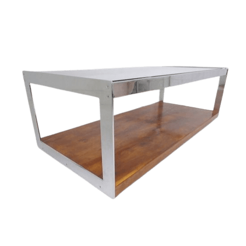 Rosewood & Chrome Coffee Table by Richard Young for Merrow Associates